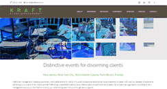 Desktop Screenshot of kraftevents.com